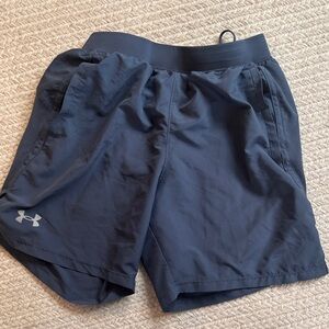 Slate Gray Under Armour Athletic Shorts